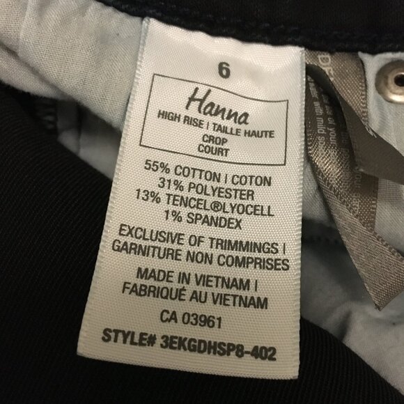 Denver Hayes Hanna Curve Tech High Rise Dark Blue Jeans - Picture 11 of 16